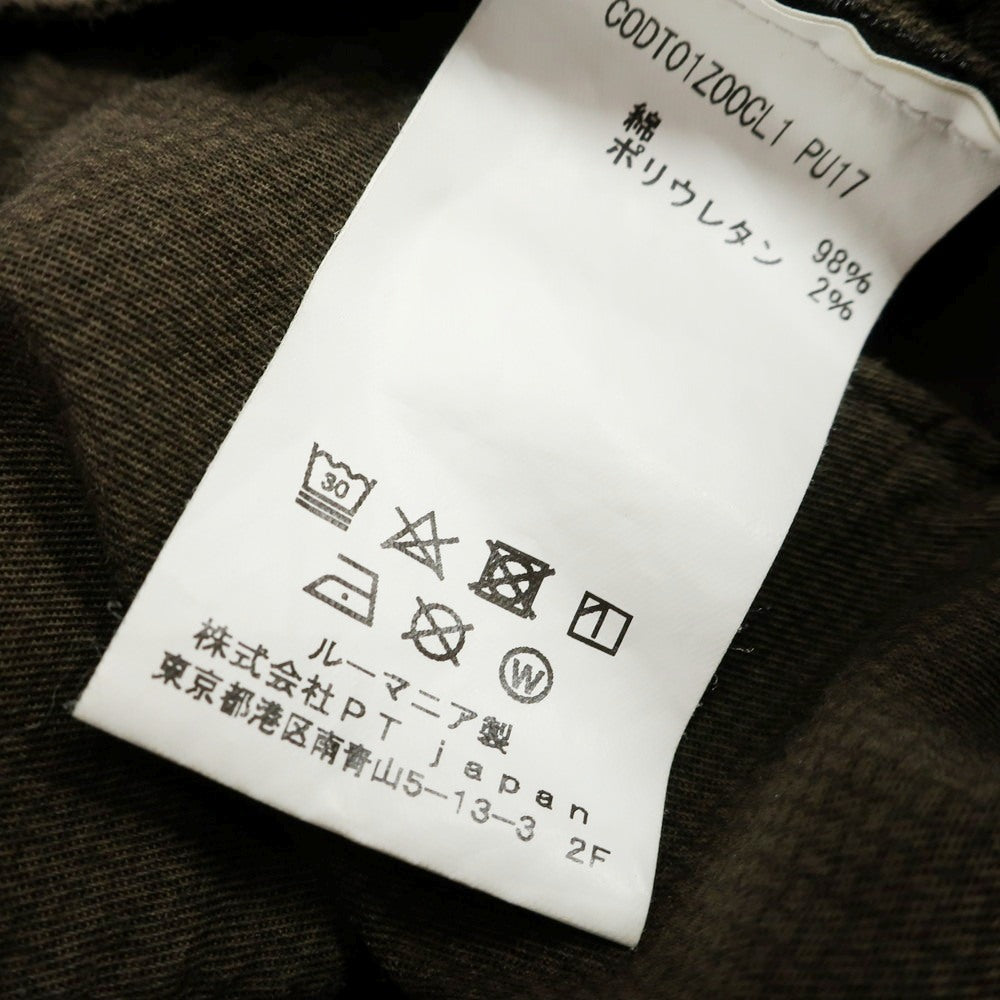 [Used] PT01 Stretch Summer Corduroy Corduroy Pants Brown [48] [Condition Rank B] [Men&