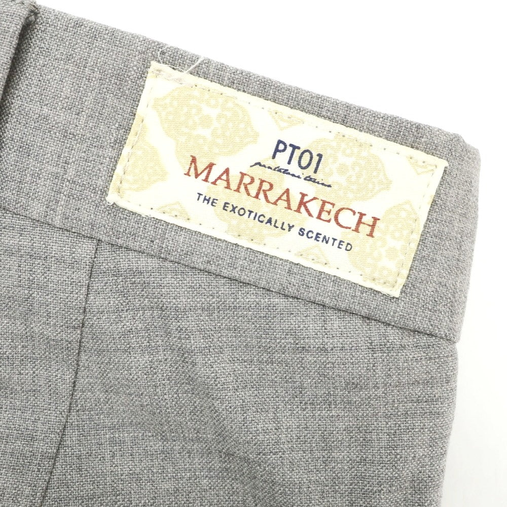 [Used] PT01 MARRAKECH stretch wool dress slacks pants, grey [50] [Condition rank B] [Men&