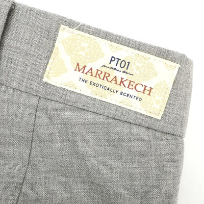 [Used] PT01 MARRAKECH stretch wool dress slacks pants, grey [50] [Condition rank B] [Men&