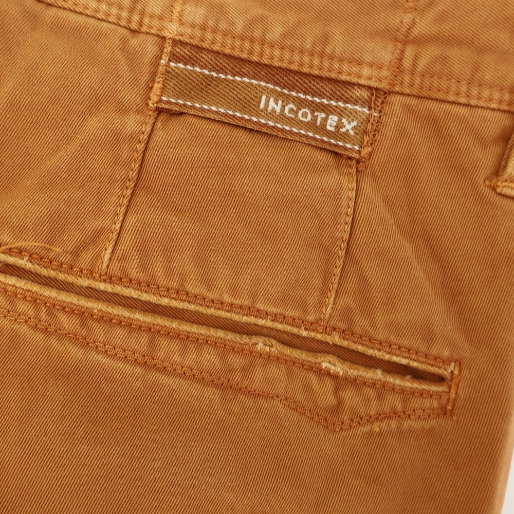 [Used] INCOTEX Cotton Casual Slacks Pants Orange Brown [34] [Condition Rank C] [Men&