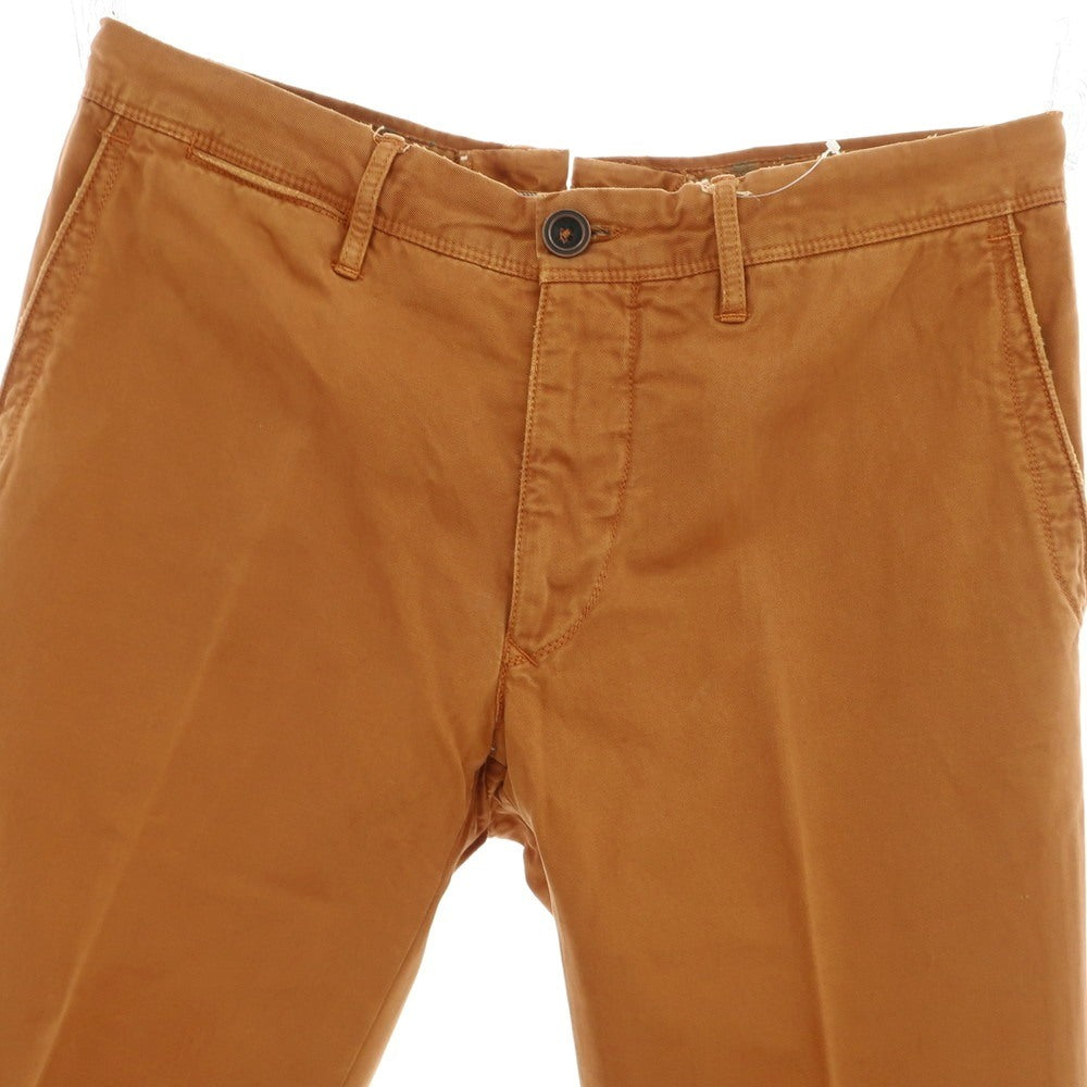 [Used] INCOTEX Cotton Casual Slacks Pants Orange Brown [34] [Condition Rank C] [Men&