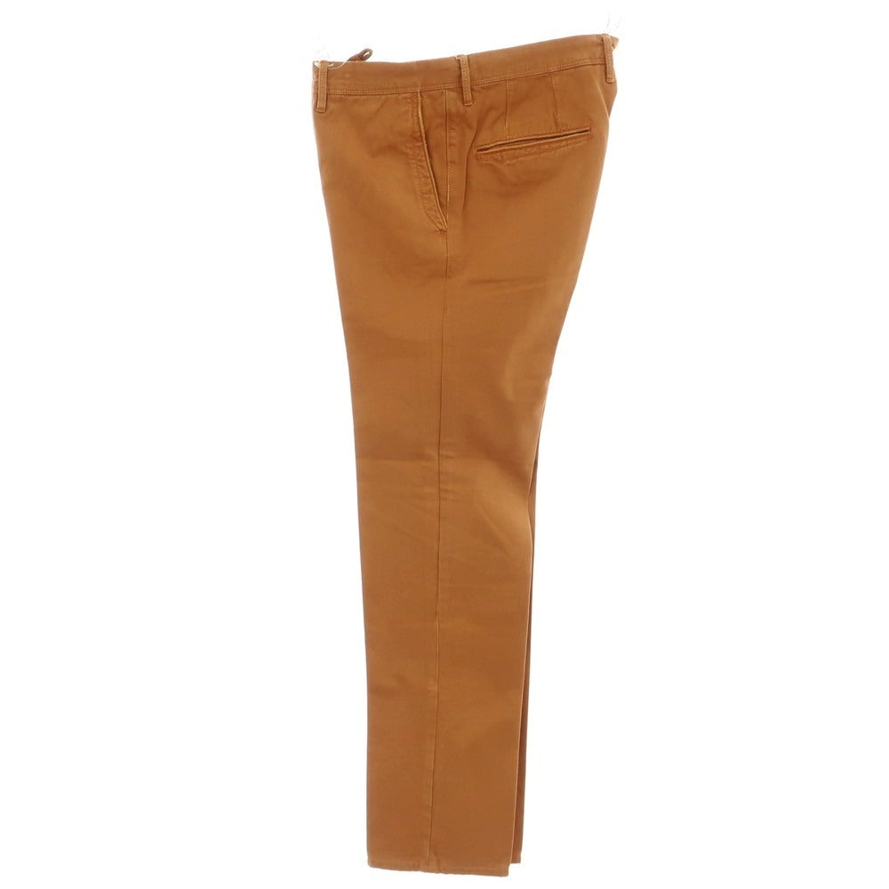 [Used] INCOTEX Cotton Casual Slacks Pants Orange Brown [34] [Condition Rank C] [Men&