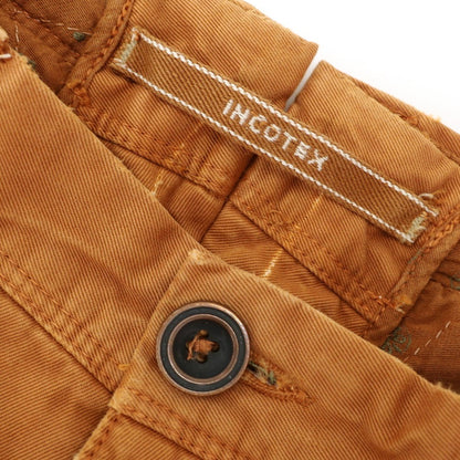 [Used] INCOTEX Cotton Casual Slacks Pants Orange Brown [34] [Condition Rank C] [Men&