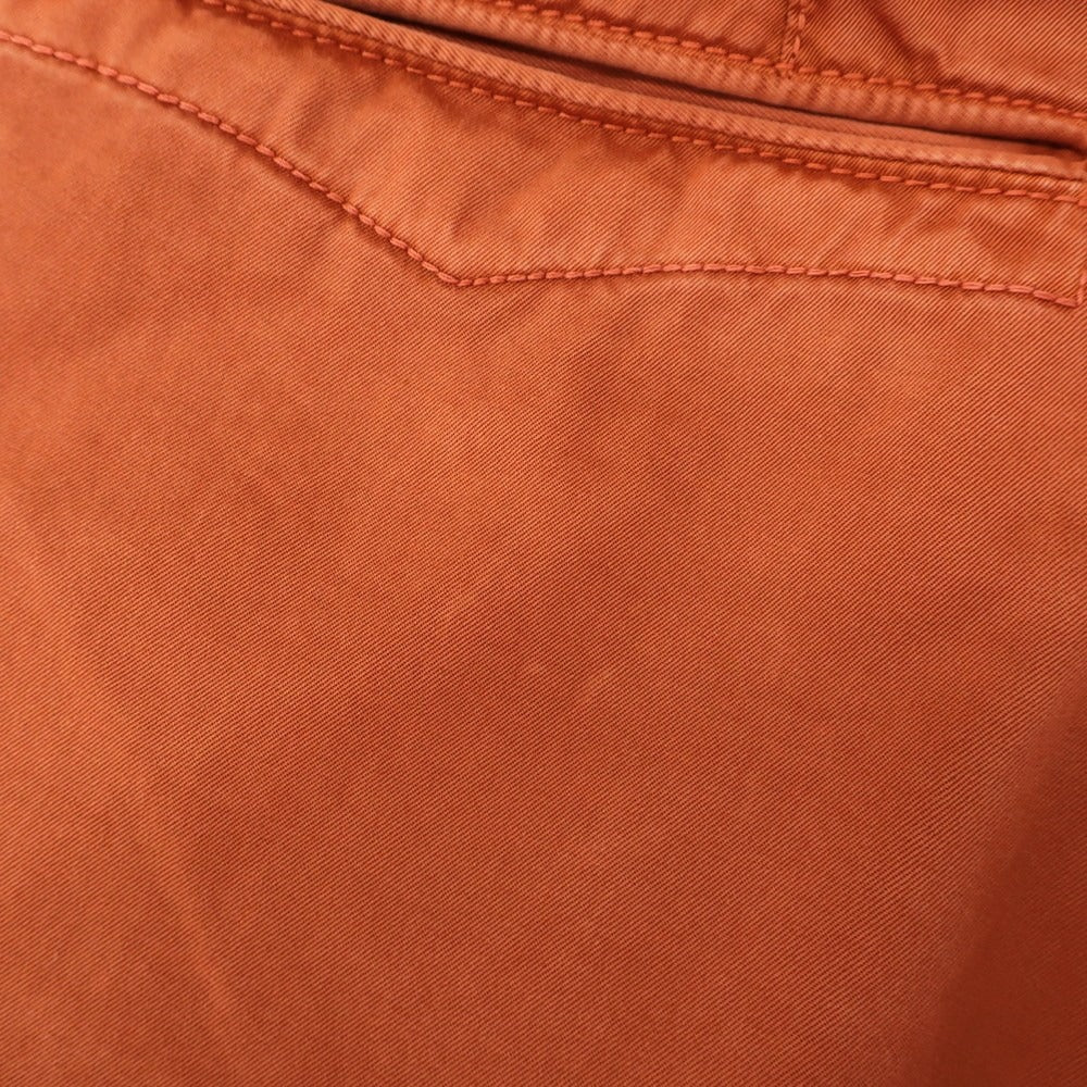 [Used] INCOTEX Stretch Cotton Casual Slacks Pants Dark Orange [33] [Condition Rank B] [Men&