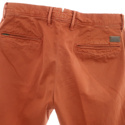 [Used] INCOTEX Stretch Cotton Casual Slacks Pants Dark Orange [33] [Condition Rank B] [Men&