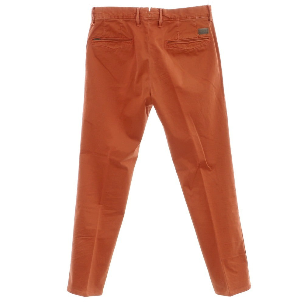 [Used] INCOTEX Stretch Cotton Casual Slacks Pants Dark Orange [33] [Condition Rank B] [Men&