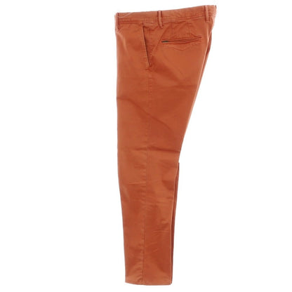 [Used] INCOTEX Stretch Cotton Casual Slacks Pants Dark Orange [33] [Condition Rank B] [Men&