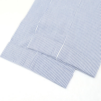 [Used] INCOTEX Cotton Seersucker Striped Casual Slacks Pants Blue x White [50] [Condition Rank B] [Men&