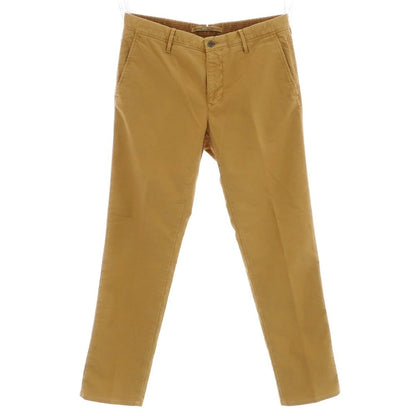 [Used] INCOTEX TRICOCHINO stretch cotton casual slacks pants, yellow ocher color [33] [Condition rank B] [Men&
