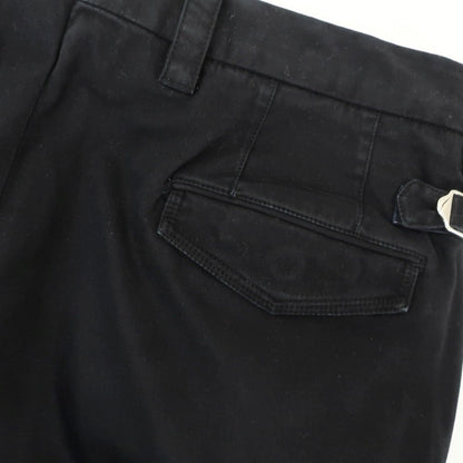 【中古】ピーティーゼロウーノ PT01 SILVERCHINO ストレッチ コットン カジュアルスラックスパンツ ブラックネイビー【 46 】【 状態ランクB 】【 メンズ 】