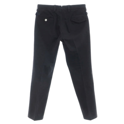【中古】ピーティーゼロウーノ PT01 SILVERCHINO ストレッチ コットン カジュアルスラックスパンツ ブラックネイビー【 46 】【 状態ランクB 】【 メンズ 】