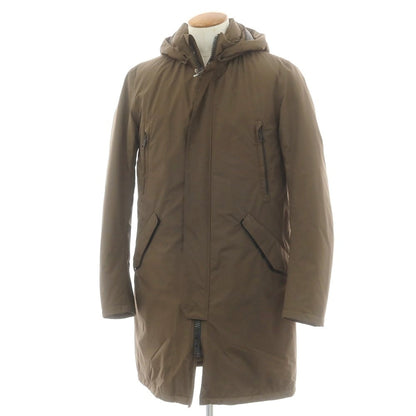 【中古】ヘルノ Herno ポリエステル ダウンコート カーキ【 48 】【 状態ランクC 】【 メンズ 】