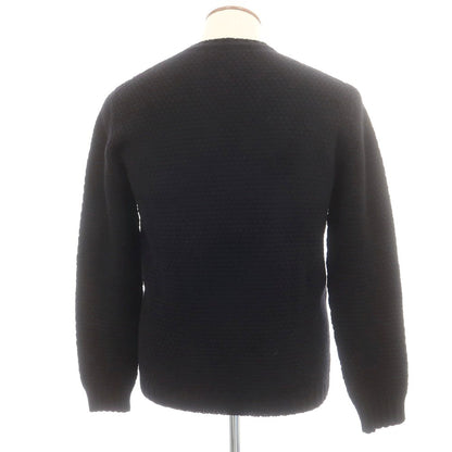 【中古】ドルモア DRUMOHR ウール クルーネック プルオーバーニット ブラック【 48 】【 状態ランクB 】【 メンズ 】
