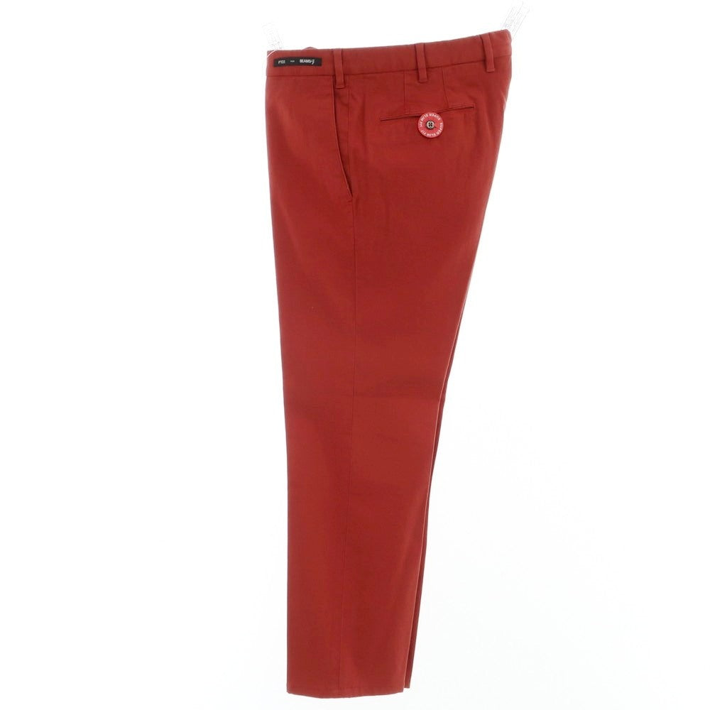 [Used] PT01 BEAMS F special order PIXEL stretch cotton casual slacks pants red [50] [Condition rank B] [Men&