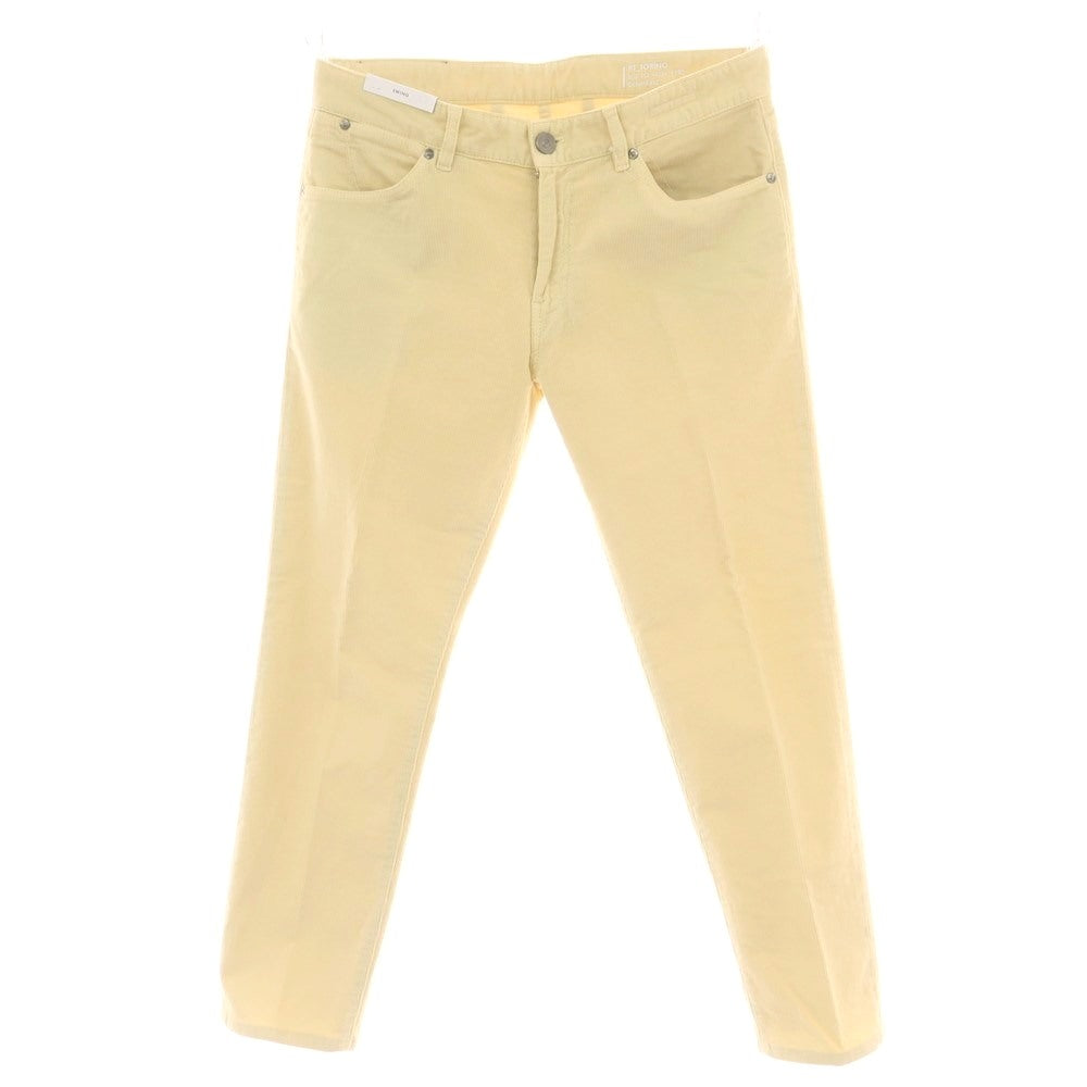 【中古】ピーティートリノ デニム PT TORINO DENIM SWING ストレッチ コットン コーデュロイパンツ ベージュ【 34 】【 状態ランクA 】【 メンズ 】