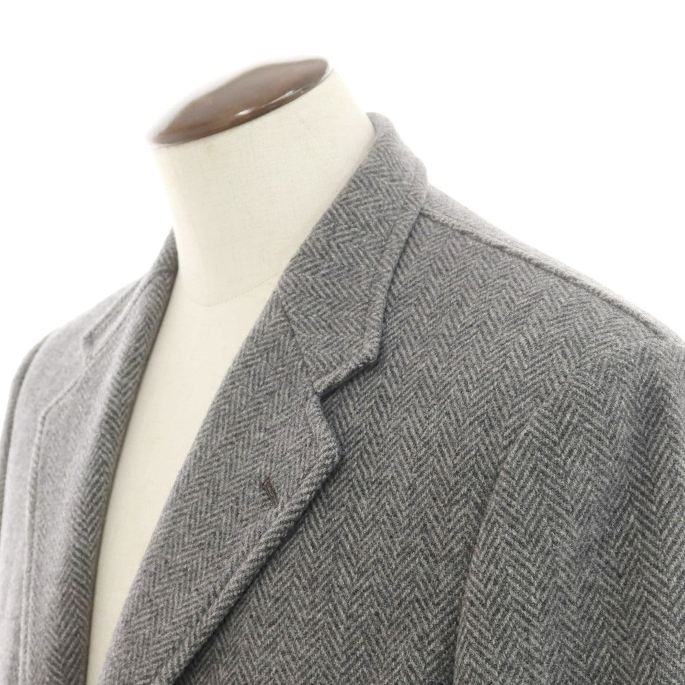 【中古】アンライクリー UNLIKELY 2024年秋冬 ウール エルボーパッチ テーラードジャケット グレー【 L 】【 状態ランクB 】【 メンズ 】