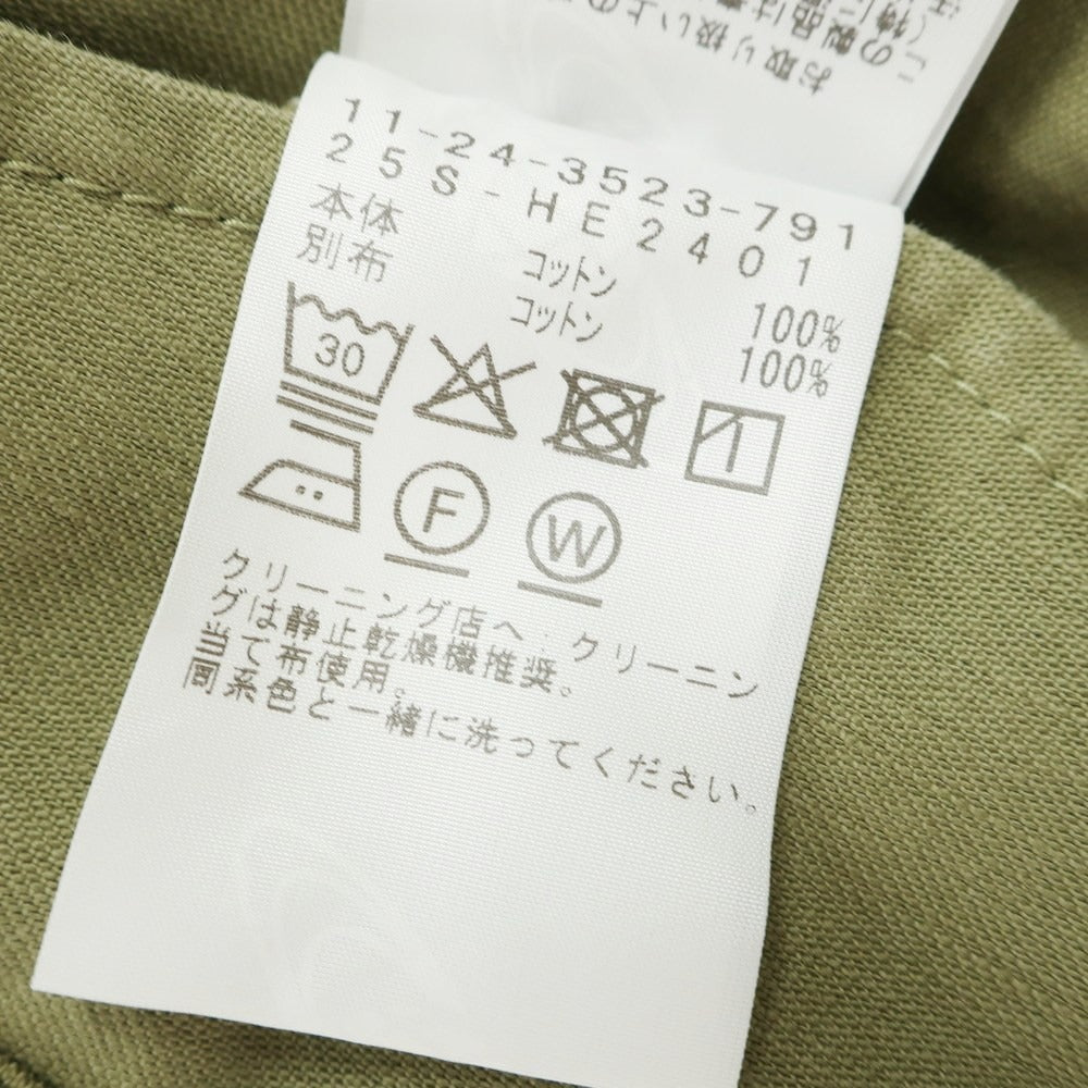 【中古】ビームス BEAMS 2025年春夏 「The A」 コットン カーゴパンツ オリーブ【サイズL】【 状態ランクB 】【 メンズ 】[EPD]