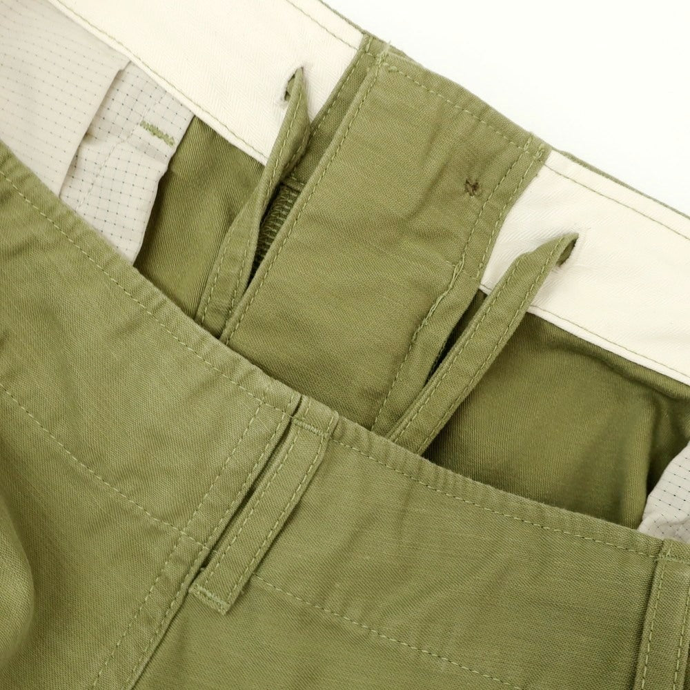 [Used] BEAMS 2025 Spring/Summer &quot;The A&quot; Cotton Cargo Pants Olive [L] [Condition Rank B] [Men&