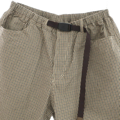 [Used] Gramicci BEAMS special order 2025 Spring/Summer cotton check shorts, beige [ASIA:L] [Condition rank B] [Men&