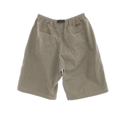 [Used] Gramicci BEAMS special order 2025 Spring/Summer cotton check shorts, beige [ASIA:L] [Condition rank B] [Men&