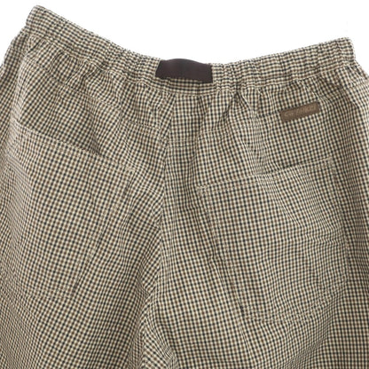 [Used] Gramicci BEAMS special order 2025 Spring/Summer cotton check shorts, beige [ASIA:L] [Condition rank B] [Men&
