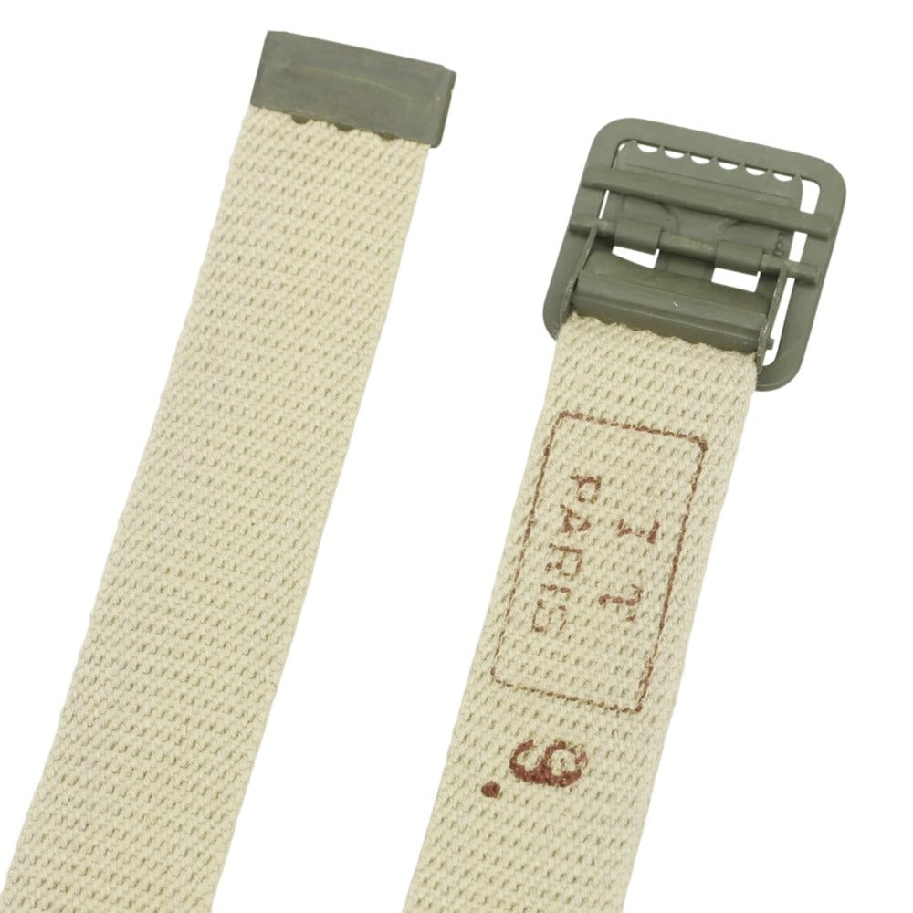 【中古】ミリタリー MILITARY フランス軍 ベルト ベージュ【 状態ランクB 】【 メンズ 】