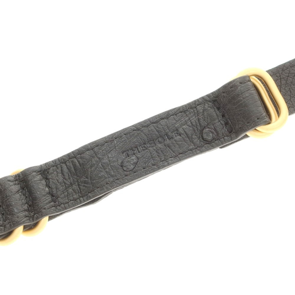 【中古】ザソール THE SOLE クロコダイルレザー ウォッチ NATOベルト ブラックxゴールド【 状態ランクB 】【 メンズ 】