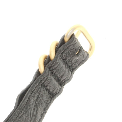 【中古】ザソール THE SOLE クロコダイルレザー ウォッチ NATOベルト ブラックxゴールド【 状態ランクB 】【 メンズ 】