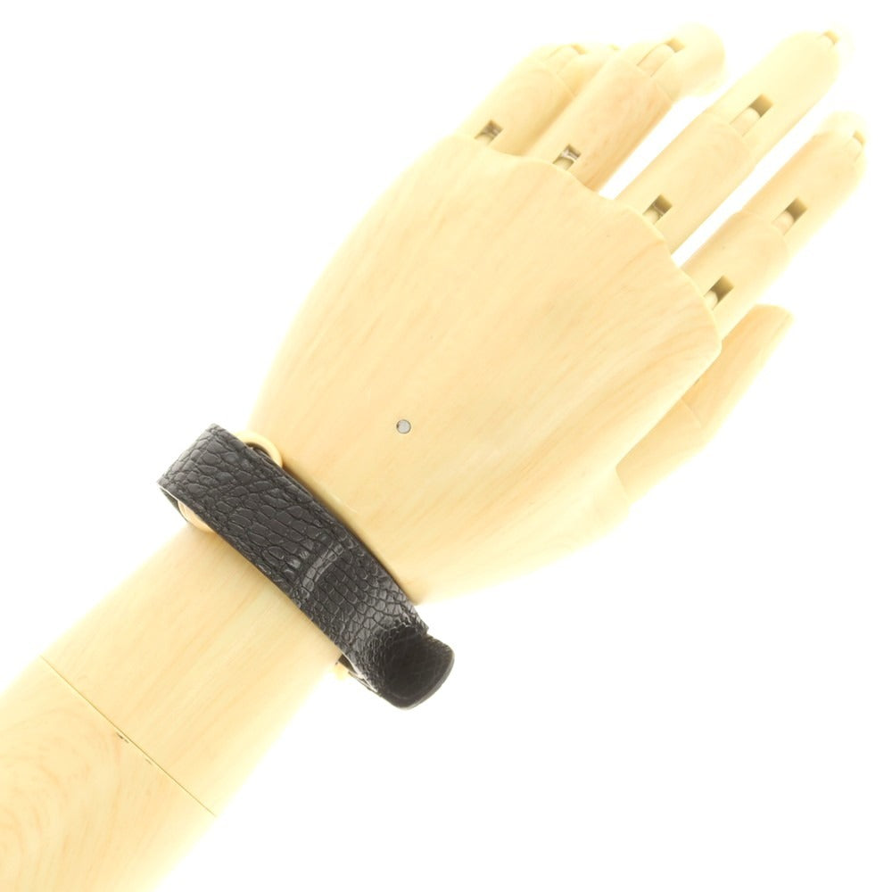 【中古】ザソール THE SOLE クロコダイルレザー ウォッチ NATOベルト ブラックxゴールド【 状態ランクB 】【 メンズ 】