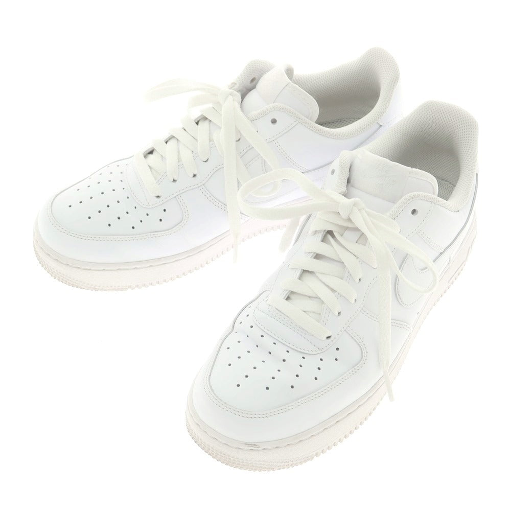 [Used] Nike Air Force 1 Leather Sneakers White [27cm] [Condition Rank B] [Men&