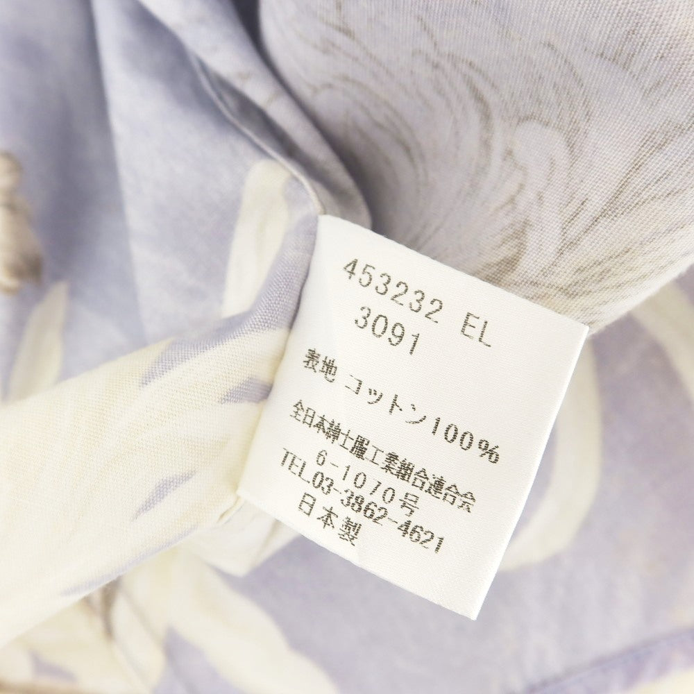 [Used] Paul Smith Cotton Flower Regular Collar Casual Shirt Lavender [L] [Condition Rank C] [Men&
