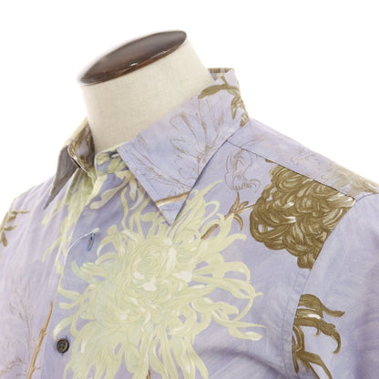 [Used] Paul Smith Cotton Flower Regular Collar Casual Shirt Lavender [L] [Condition Rank C] [Men&