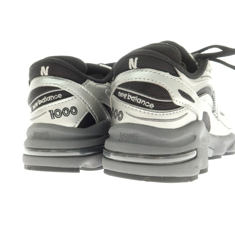 [Used] New Balance 2025 Spring/Summer M1000EGR Sneakers Silver x Black [23.5cm] [Condition Rank A] [Men&