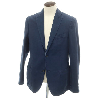 [New] Montedoro Cotton Linen Casual Jacket Washed Navy [52] [Condition Rank N] [Men&