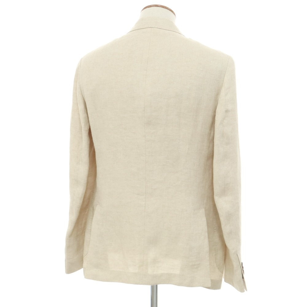 [New] Montedoro Linen Casual Jacket Beige [48] [Condition Rank N] [Men&