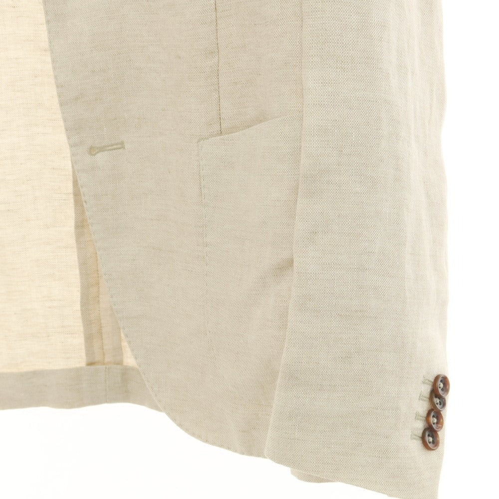 [New] Montedoro Linen Casual Jacket Beige [48] [Condition Rank N] [Men&