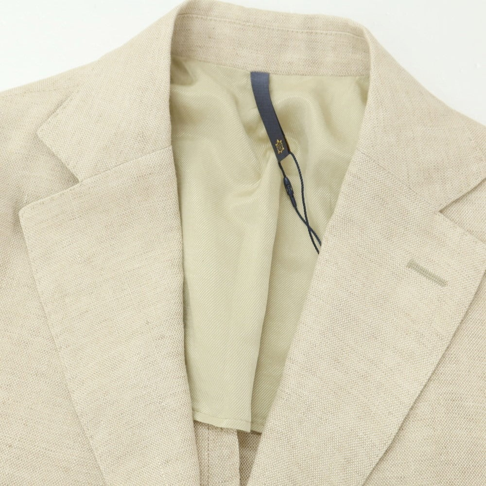 [New] Montedoro Linen Casual Jacket Beige [48] [Condition Rank N] [Men&