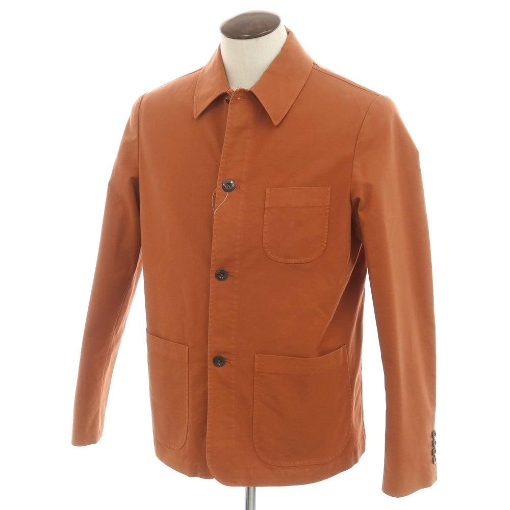 [New Outlet] Montedoro Stretch Cotton Coverall Jacket Dull Orange [50] [Condition Rank N-] [Men&