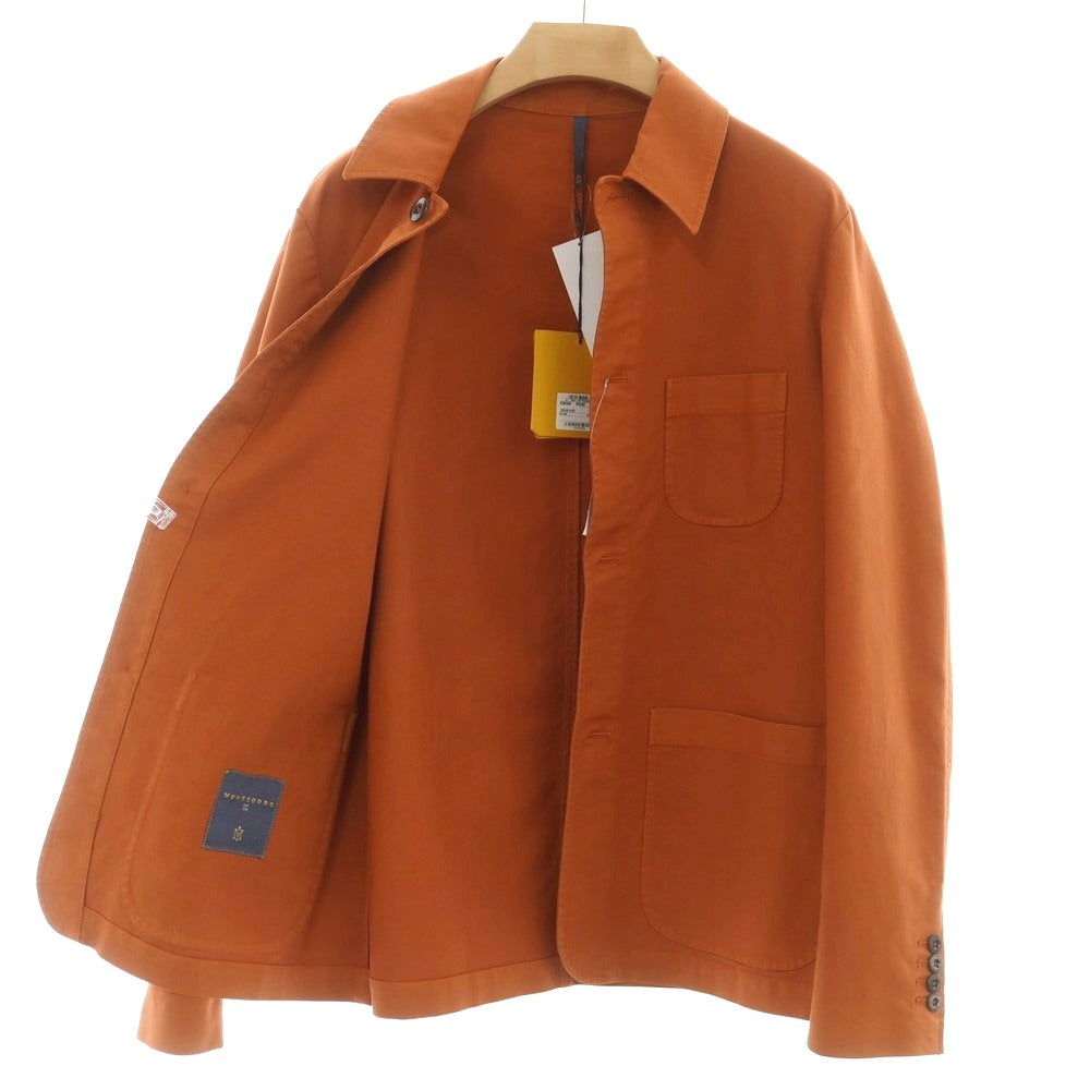 [New Outlet] Montedoro Stretch Cotton Coverall Jacket Dull Orange [50] [Condition Rank N-] [Men&