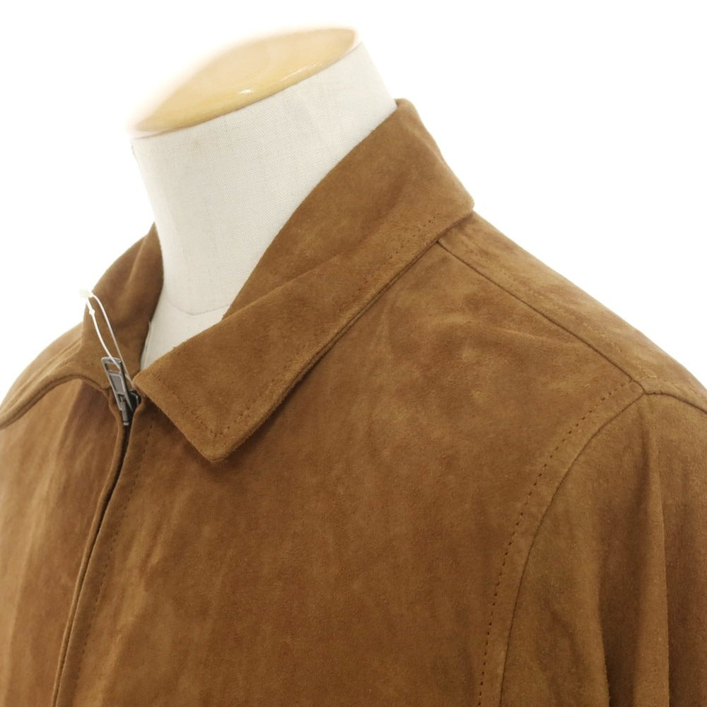 [New Outlet] Montedoro Sheepsuede Leather Drizzler Jacket Light Brown [M] [Condition Rank N-] [Men&