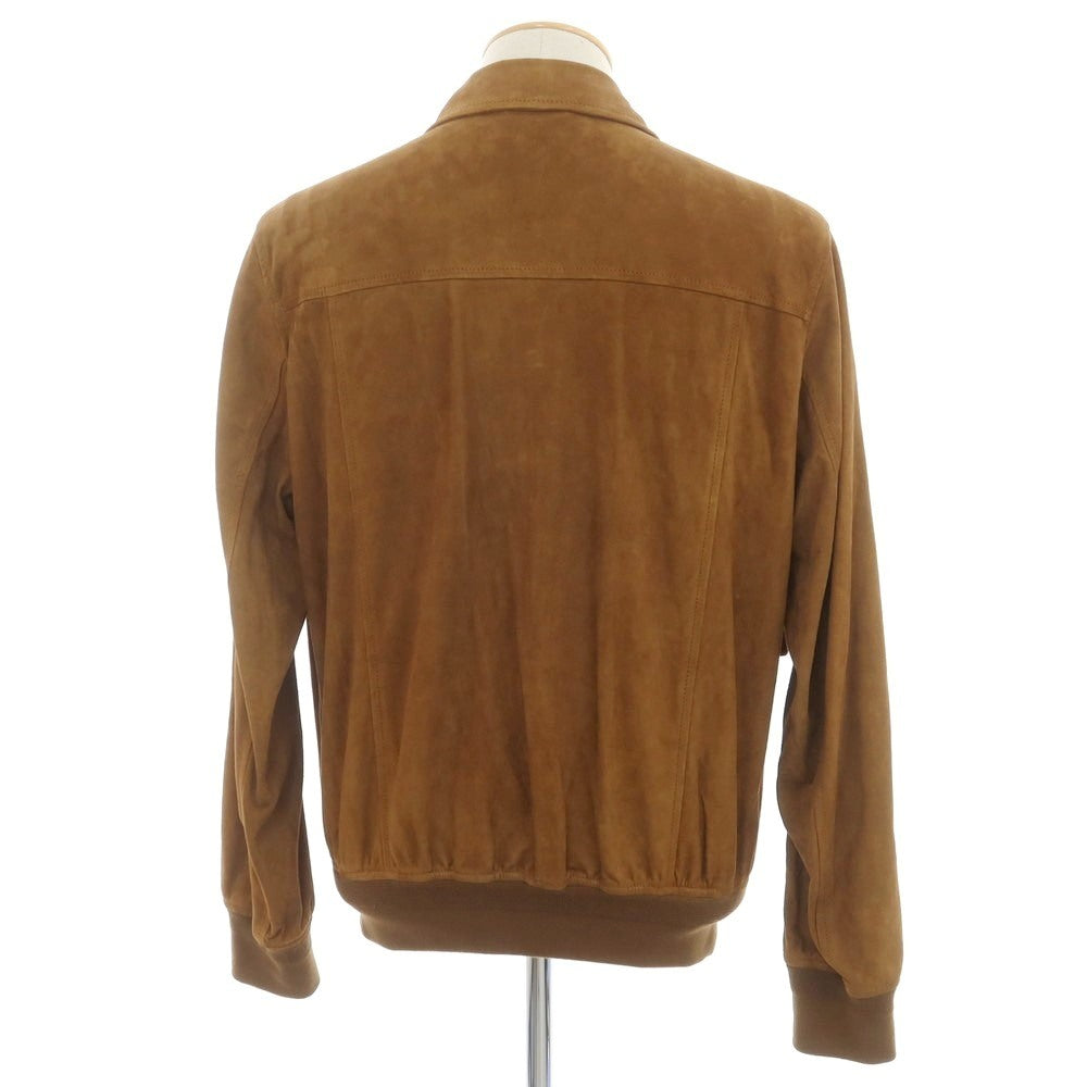 [New Outlet] Montedoro Sheepsuede Leather Drizzler Jacket Light Brown [M] [Condition Rank N-] [Men&