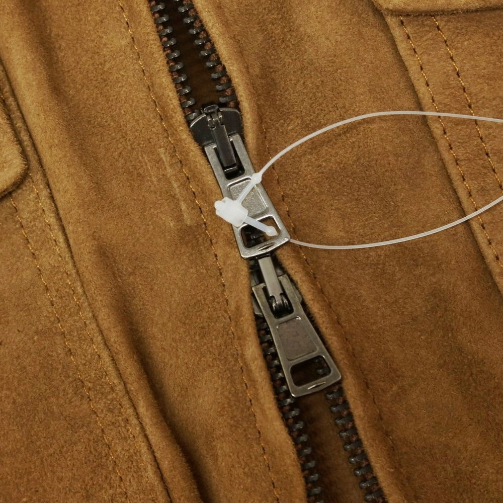 [New Outlet] Montedoro Sheepsuede Leather Drizzler Jacket Light Brown [M] [Condition Rank N-] [Men&