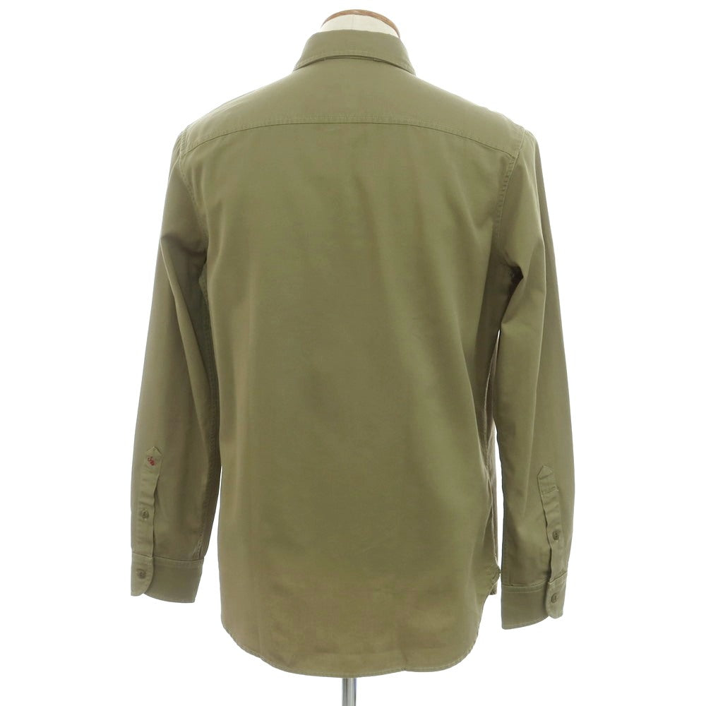 [New] Glanshirt Cotton Work Shirt Olive [39] [Condition Rank N] [Men&