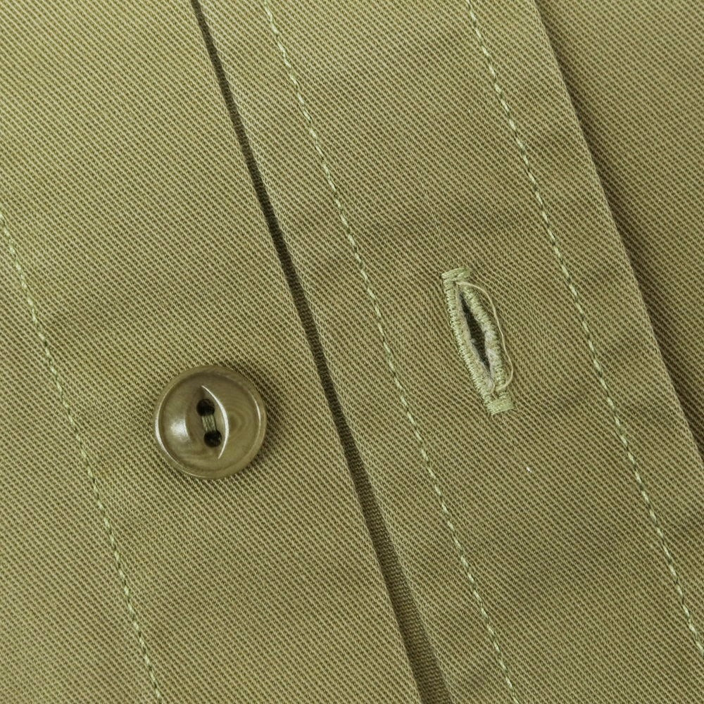 [New] Glanshirt Cotton Work Shirt Olive [39] [Condition Rank N] [Men&