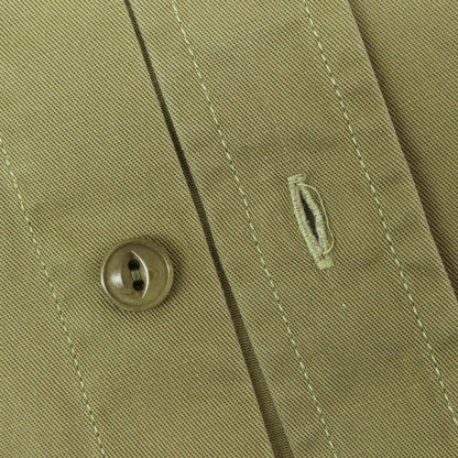 [New] Glanshirt Cotton Work Shirt Olive [39] [Condition Rank N] [Men&