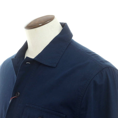 [New Outlet] Glanshirt Cotton Casual Shirt Navy [41] [Condition Rank N-] [Men&