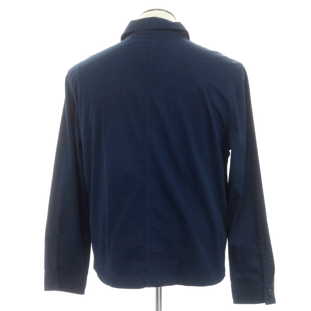 [New Outlet] Glanshirt Cotton Casual Shirt Navy [41] [Condition Rank N-] [Men&