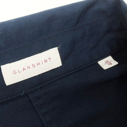 [New Outlet] Glanshirt Cotton Casual Shirt Navy [41] [Condition Rank N-] [Men&