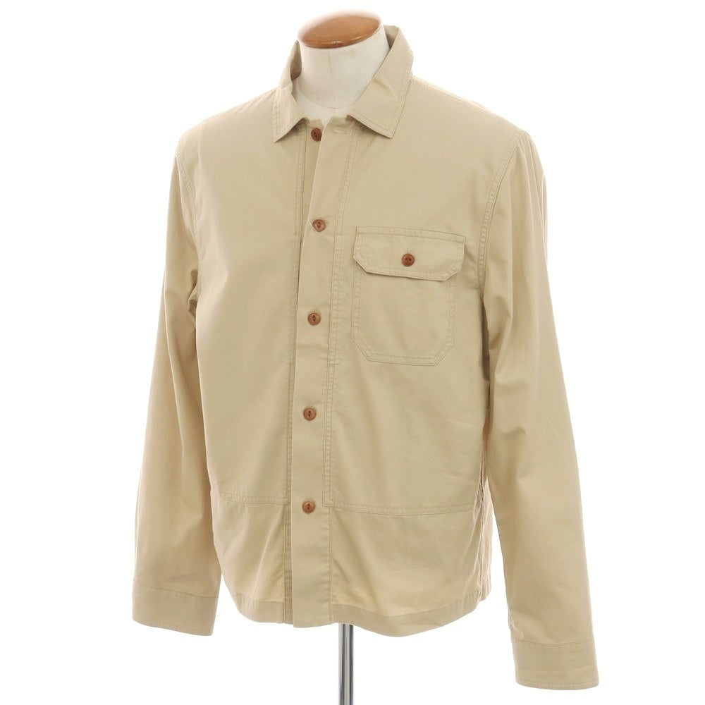 [New] Glanshirt Cotton Casual Shirt Beige [40] [Condition Rank N] [Men&