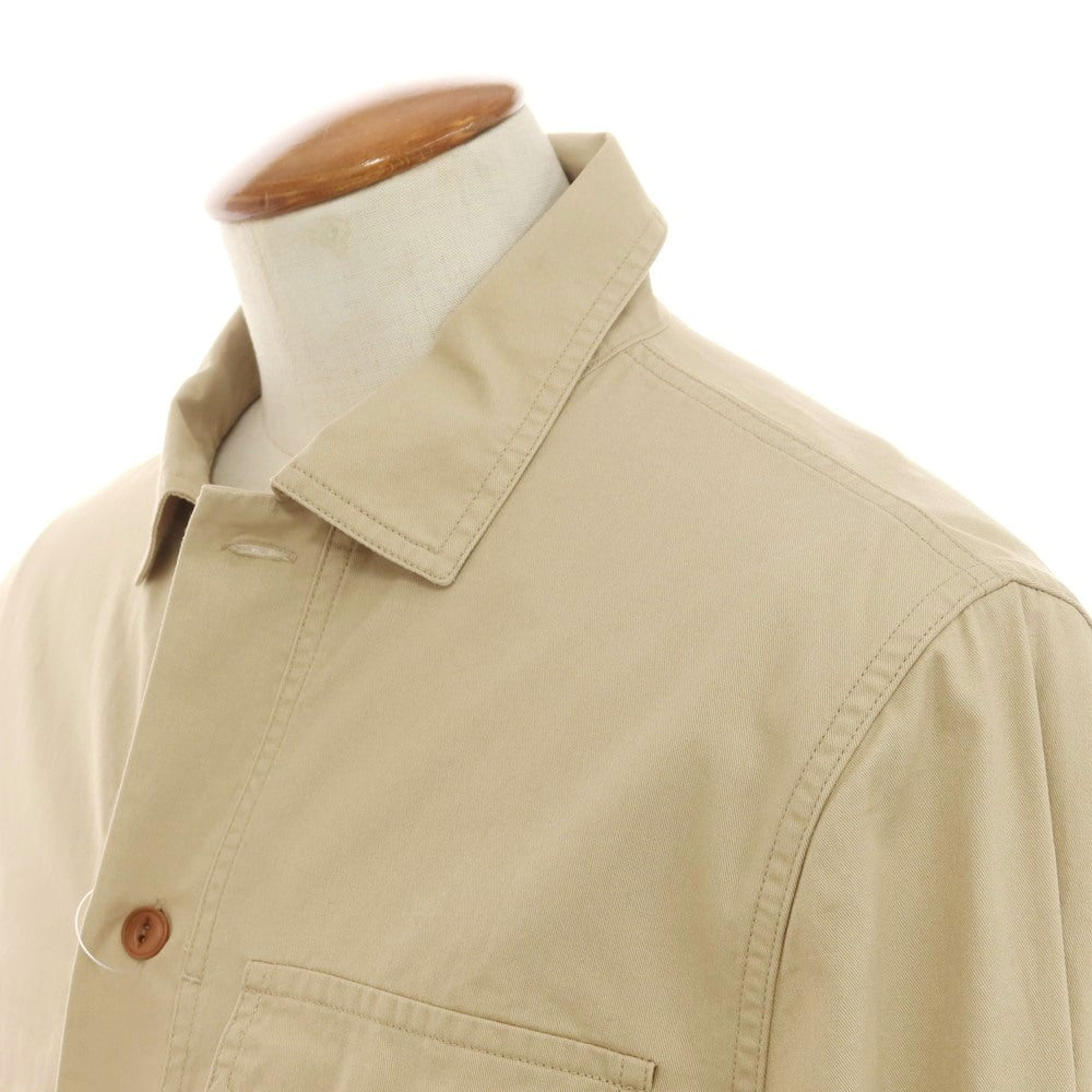 [New] Glanshirt Cotton Casual Shirt Beige [40] [Condition Rank N] [Men&